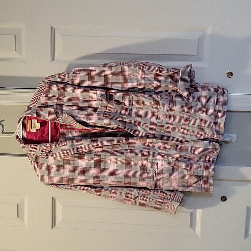 Maeve Anthropologie Checked Blazer